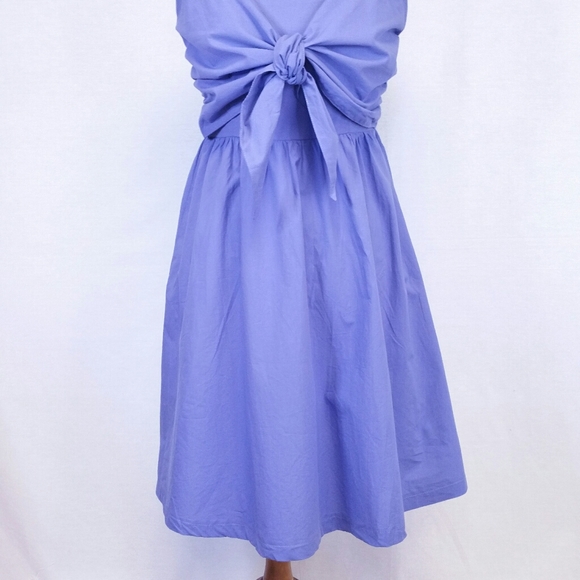🚨SOLD🚨 Easel Periwinkle Blue Bodice Tie Dress SM - Picture 5 of 7